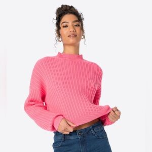 Hollister Ribbed Knits Pullover Sweater
